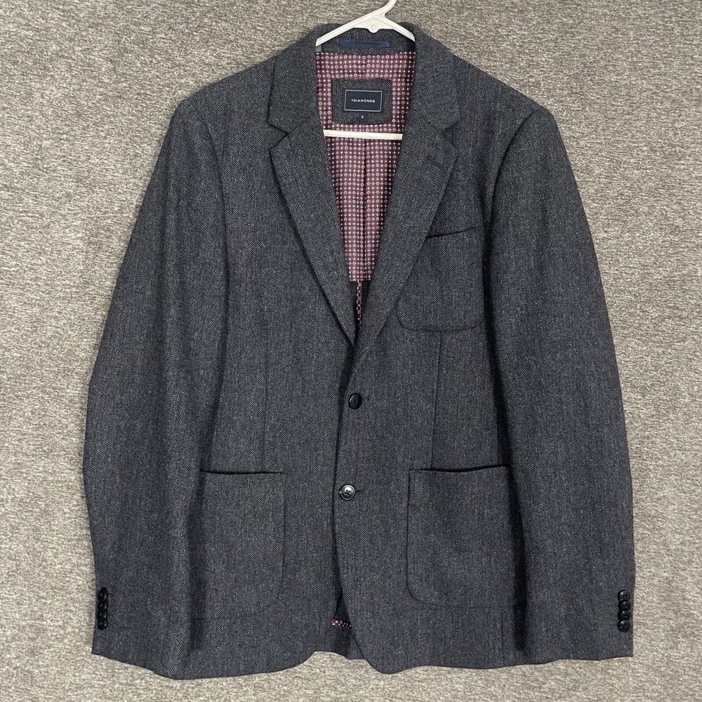 7 Diamonds Gray Suit Blazer